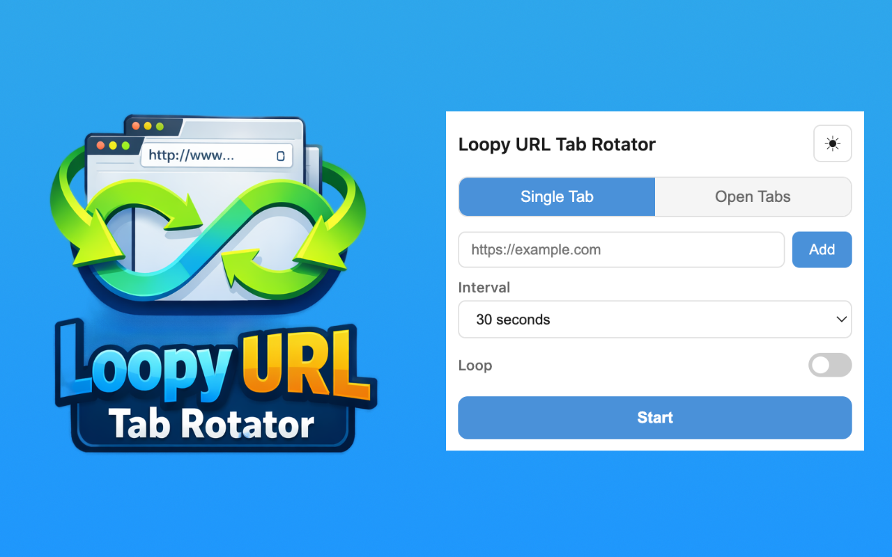 Single Tab rotation mode