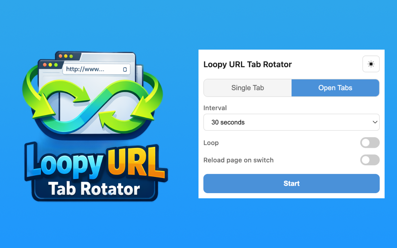 Open Tabs rotation mode